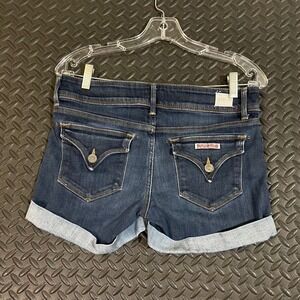 Hudson‎ Croxley Mid Thigh Blue Denim Jean Shorts Women's Size 26